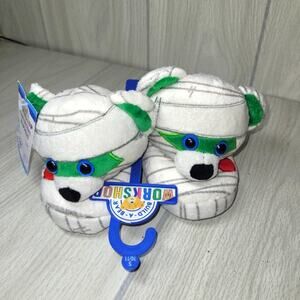 NWT Kids Build A Bear Unisex Mummy Bear Slippers Size Small 10-11